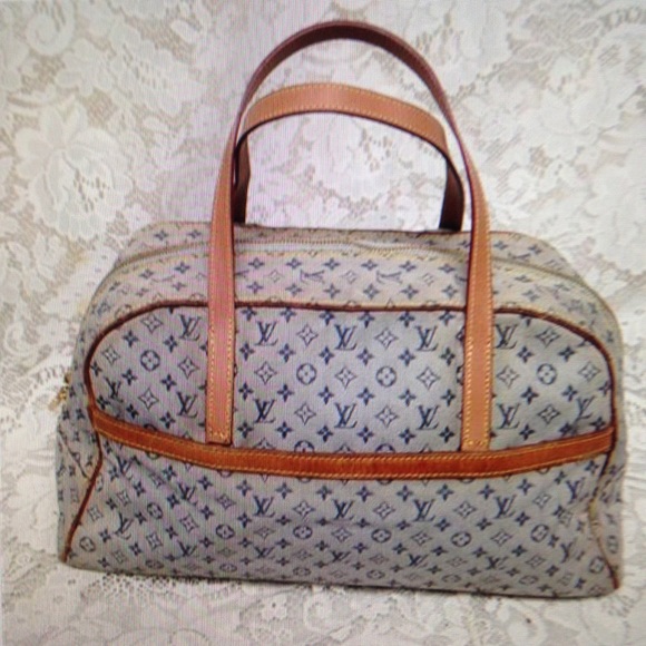 Louis Vuitton Marie Mini White-Blue Denim Handbag - Picture 5 of 15